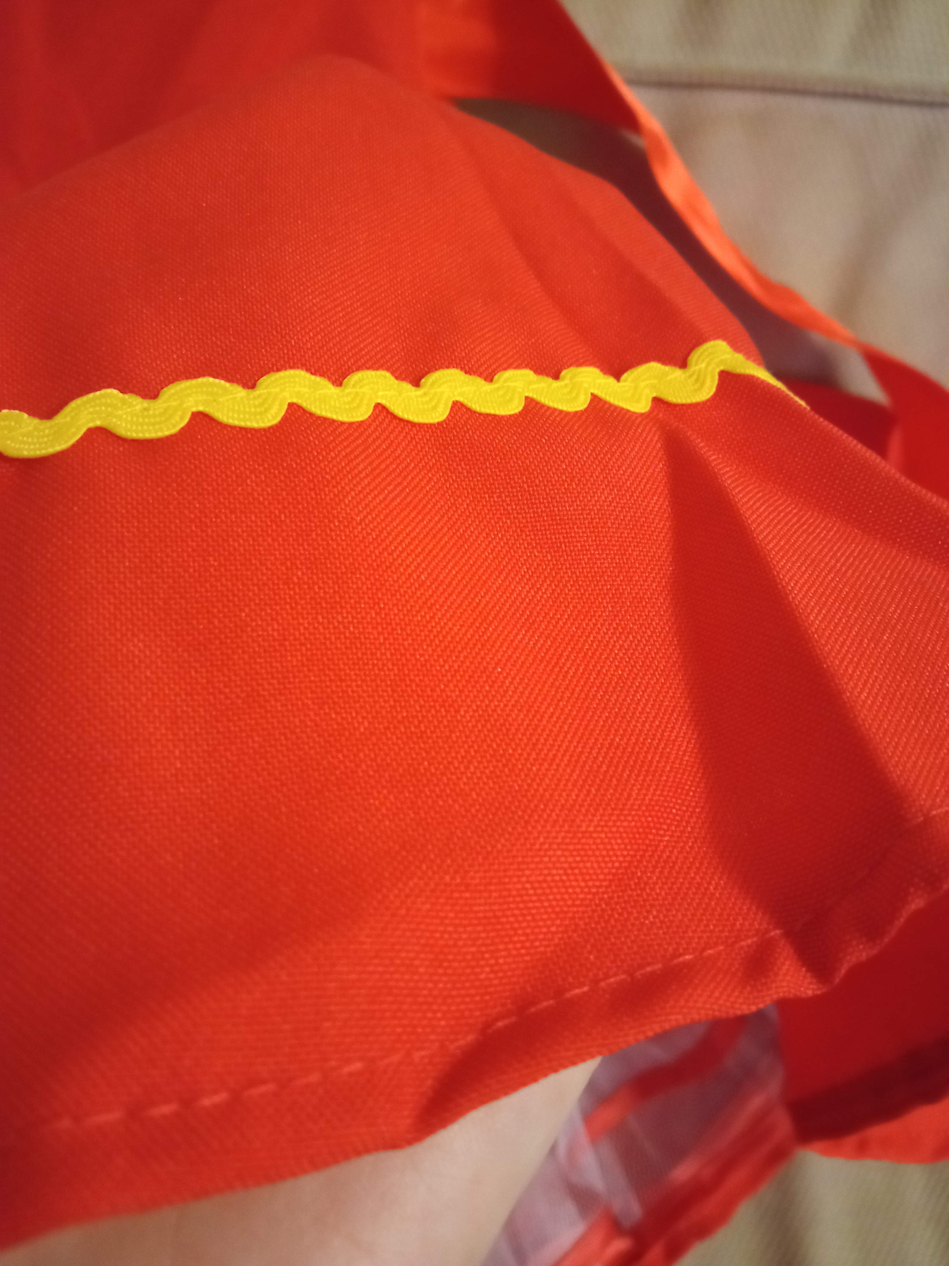 Фотография покупателя товара Русский народный костюм, кокошник, сарафан с рубашкой, цвет красный, рост 122-128, 6-7 лет - Фото 8