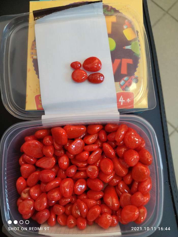 Фотография покупателя товара Грунт для аквариума (5-10 мм), красный, 350 г