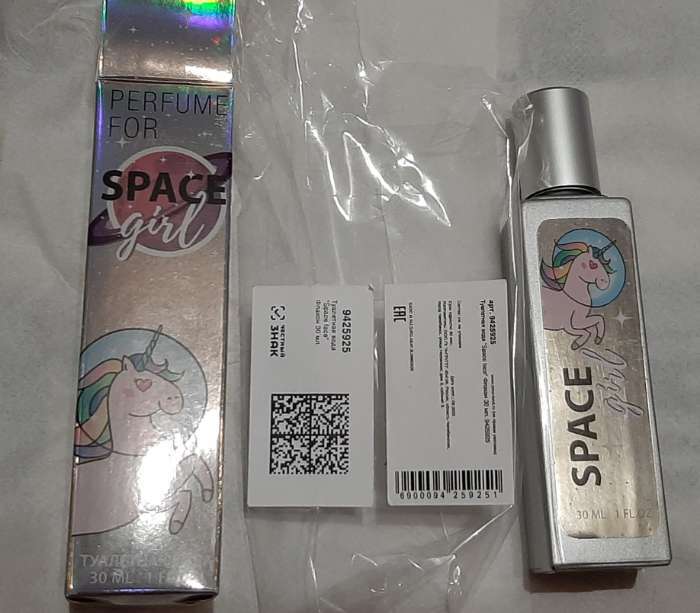 Фотография покупателя товара Туалетная вода Space girl, 30 мл - Фото 7