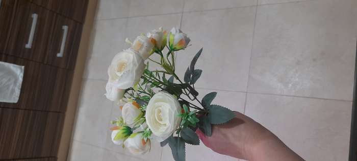 Фотография покупателя товара Букет искусственный «Ранункулюс галант», 4×28 см, МИКС - Фото 2