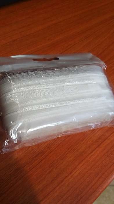 Фотография покупателя товара Шторная лента, органза, 4 см, 10 ± 1 м, цвет прозрачный/белый - Фото 3