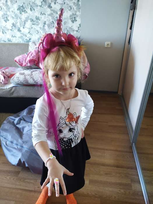 Фотография покупателя товара Цветные пряди для волос Girl PWR, (ярко-розовый) 50 см - Фото 1