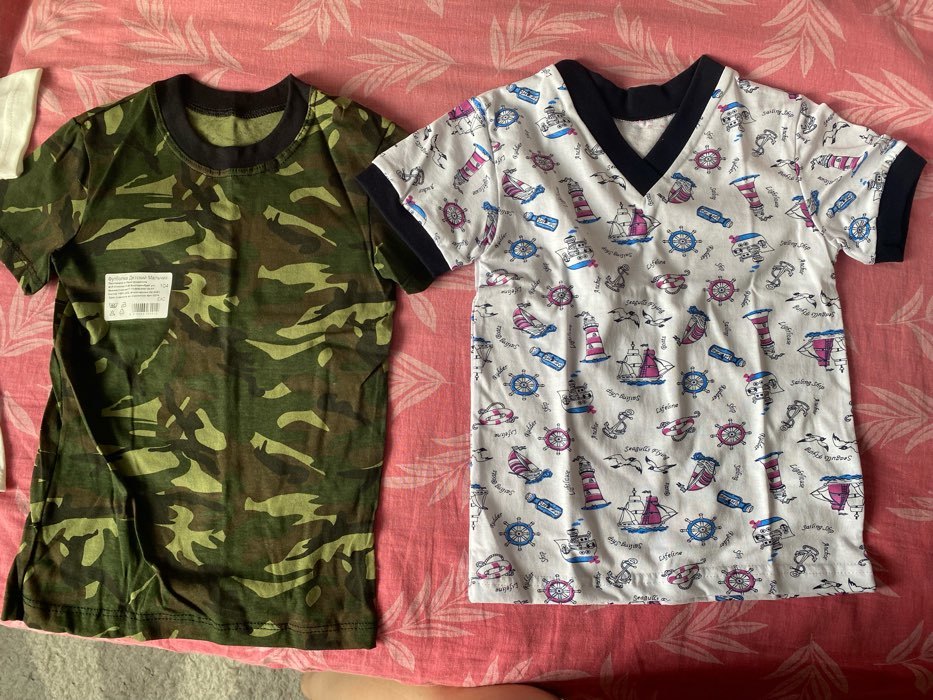 Фотография покупателя товара Футболка для мальчика, цвет камуфляж, рост 110 см - Фото 2