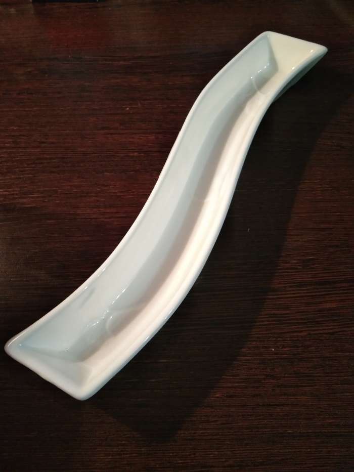 Фотография покупателя товара Блюдо фарфоровое для оливок Magistro «Бланш», 29,5×6 см, цвет белый