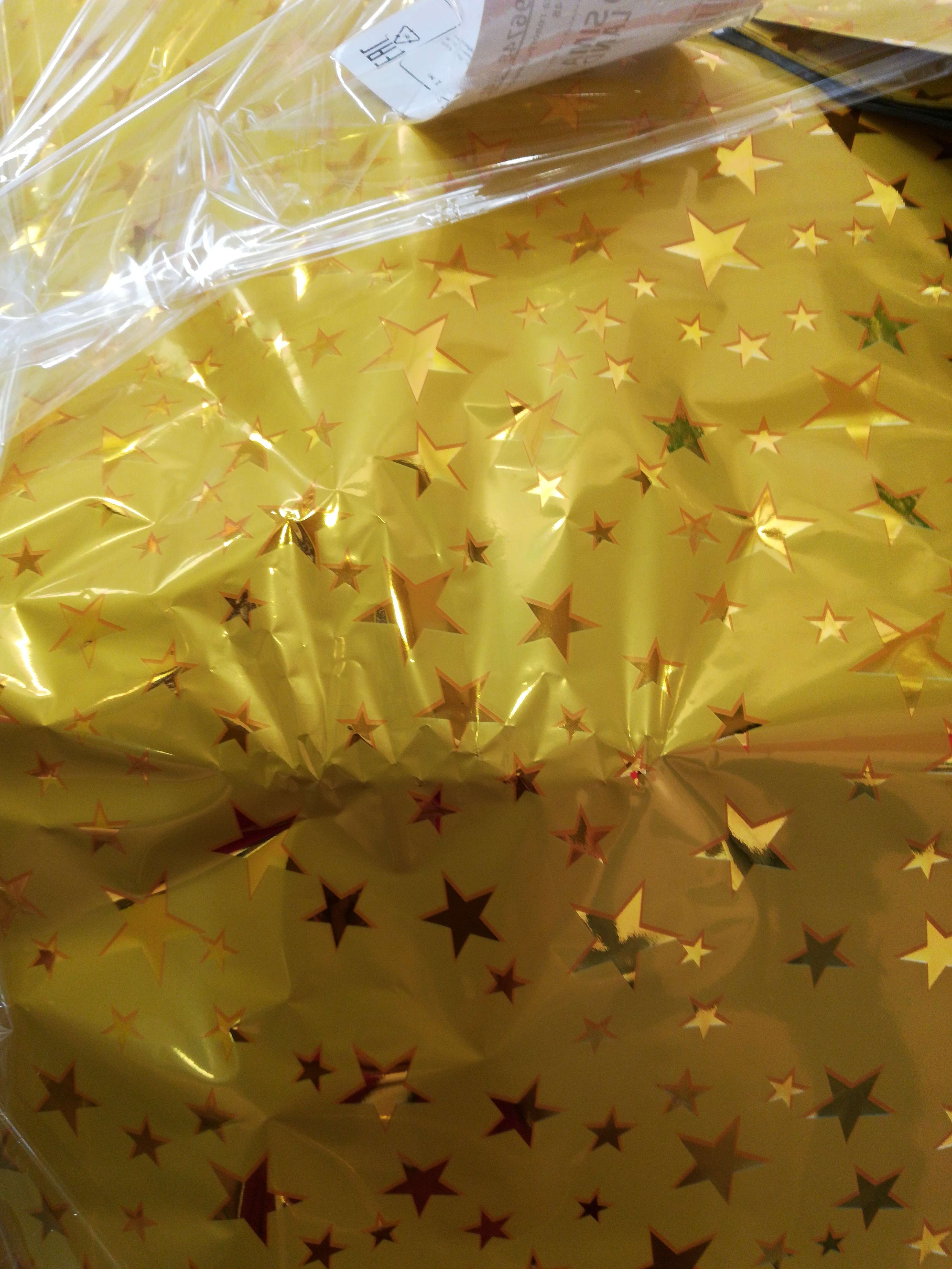 Фотография покупателя товара Пленка голография "Звёзды", золотой, 70 х 100 см - Фото 1