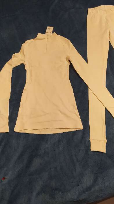 Фотография покупателя товара Термобельё женское (лонгслив, лосины) MINAKU цвет серый меланж, размер 42 - Фото 3