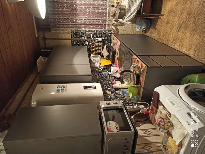 Фотография покупателя товара Кухонный гарнитур для маленькой кухни «Мори», 1500×600 мм, цвет графит - Фото 16