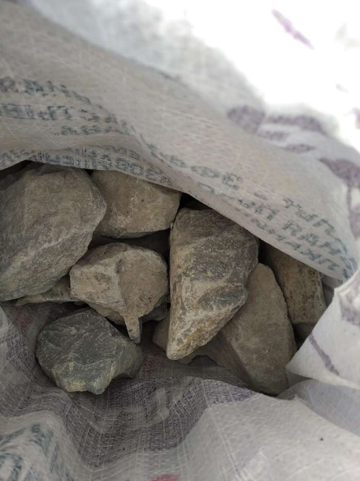 Фотография покупателя товара Камень для бани "Базальт" колотый, мешок 10кг - Фото 5