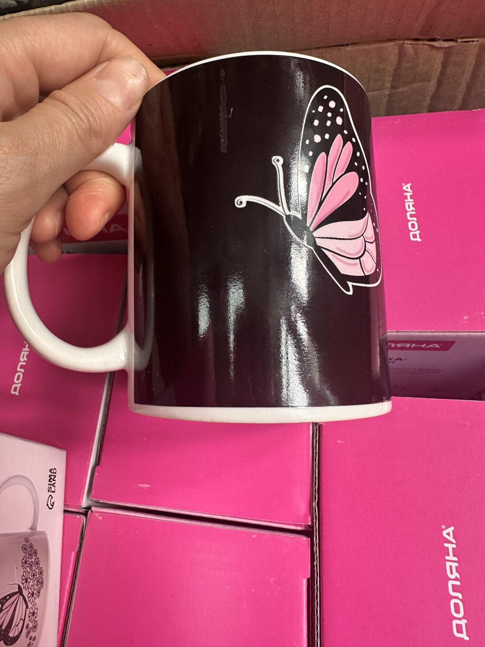 Фотография покупателя товара Кружка - хамелеон Доляна «Мечтай», 350 мл, керамика, бежевая - Фото 4