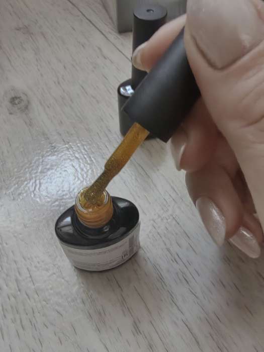 Фотография покупателя товара Гель-лак для ногтей "Сверкающая платина", трёхфазный LED/UV, 10мл, цвет 001 золотой - Фото 35