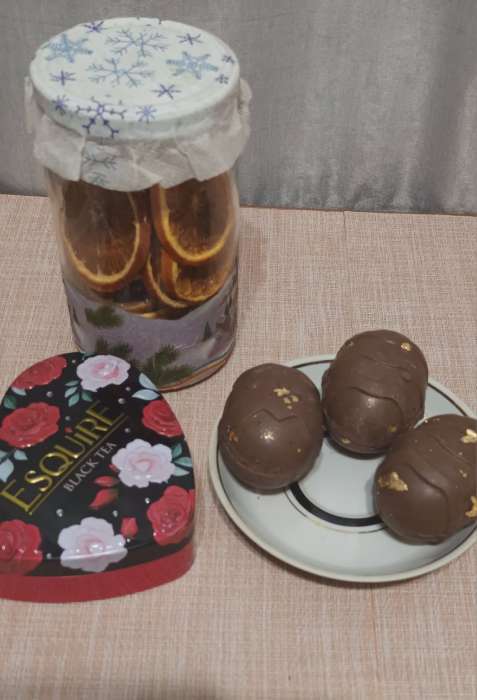 Фотография покупателя товара Форма для выпечки Доляна «Пасха. Пасхальное яйцо», 15×12.6×2.5 см, 4 ячейки, силикон, бирюзовая - Фото 2