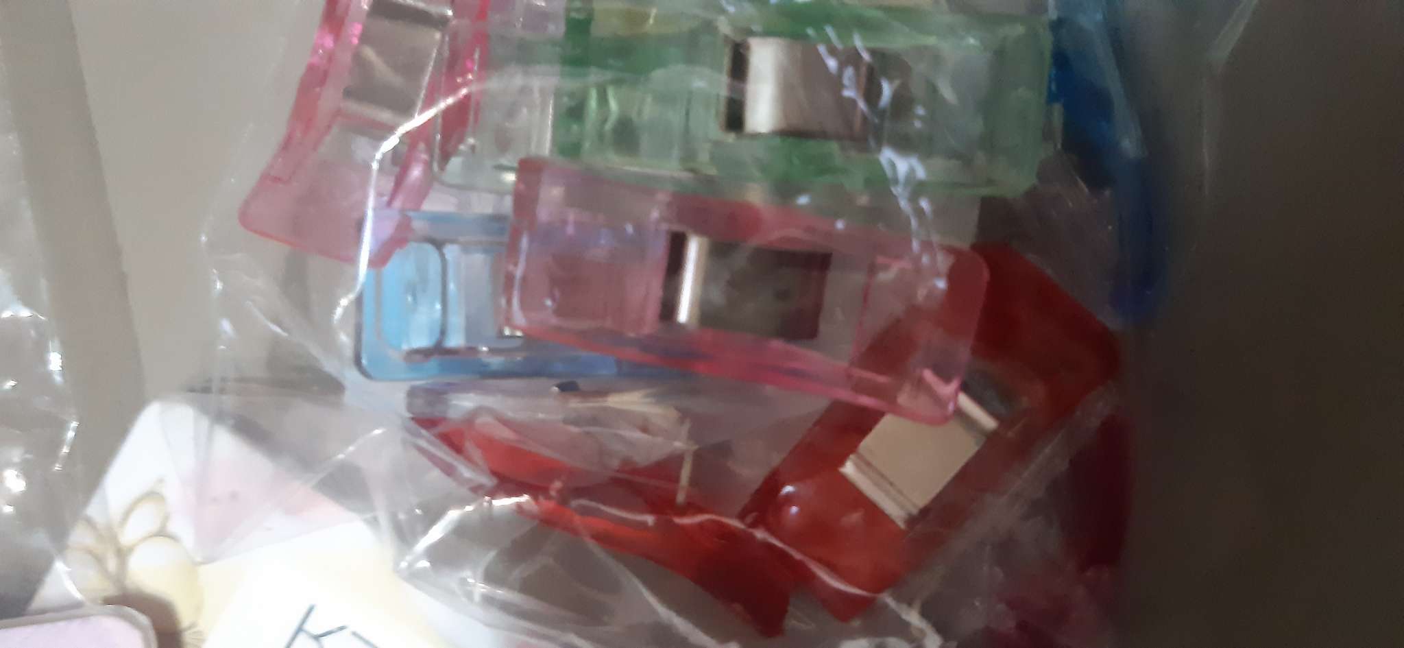 Фотография покупателя товара Зажимы для кроя, 2.6 см, 10 шт., разноцветные - Фото 4