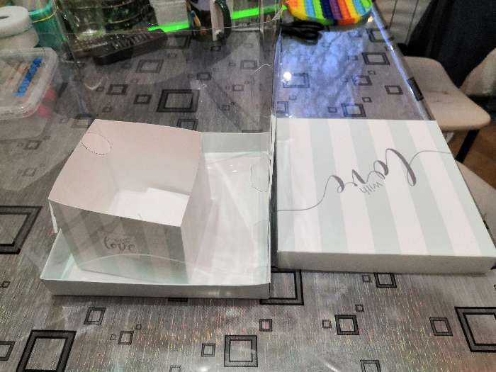 Фотография покупателя товара Коробка подарочная для цветов с вазой и PVC окнами складная, упаковка, «With love», 23 х 30 х 23 см - Фото 7