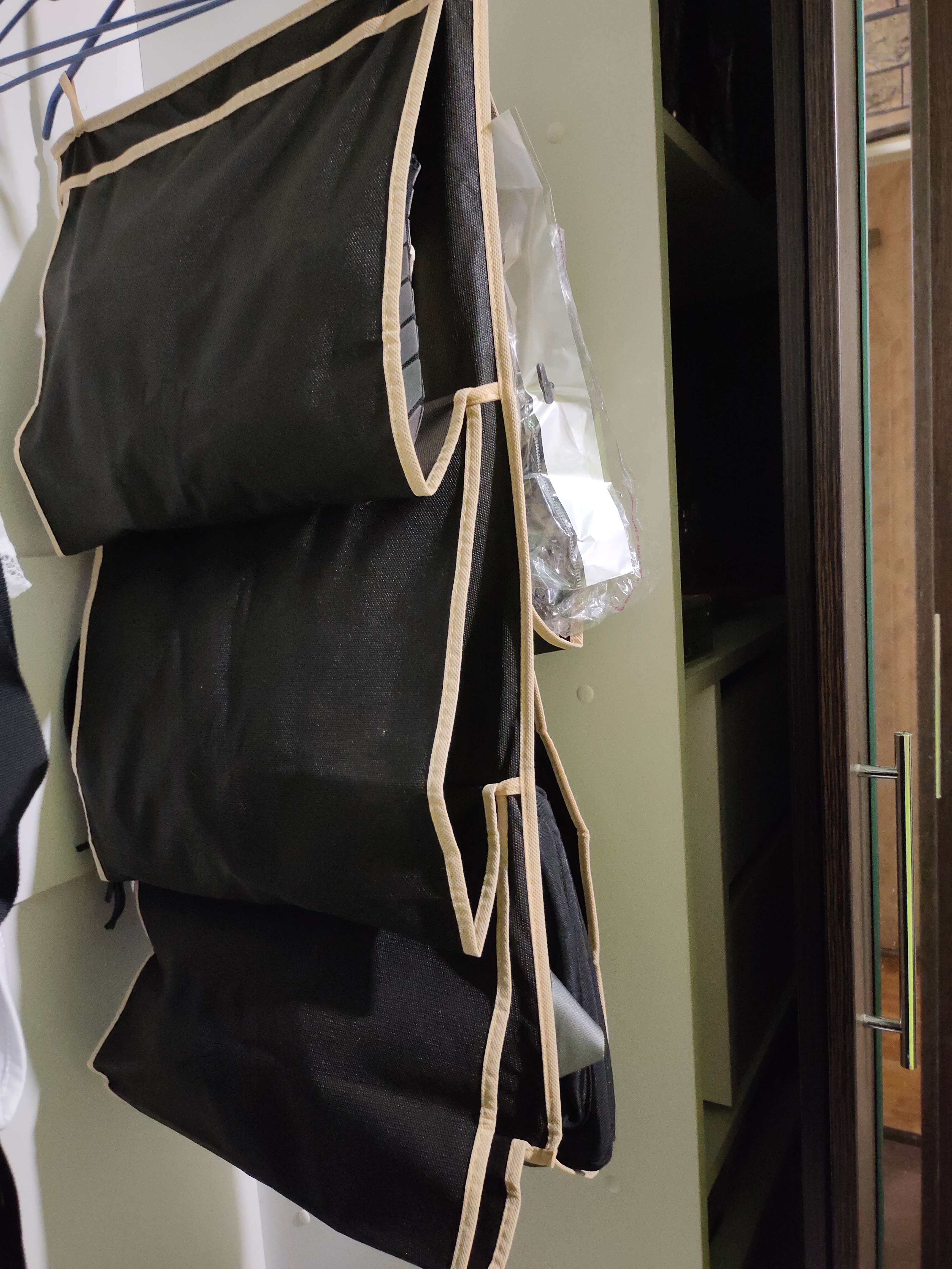 Фотография покупателя товара Кофр для сумок, двусторонний, 5 карманов, 40х70 см - Фото 1