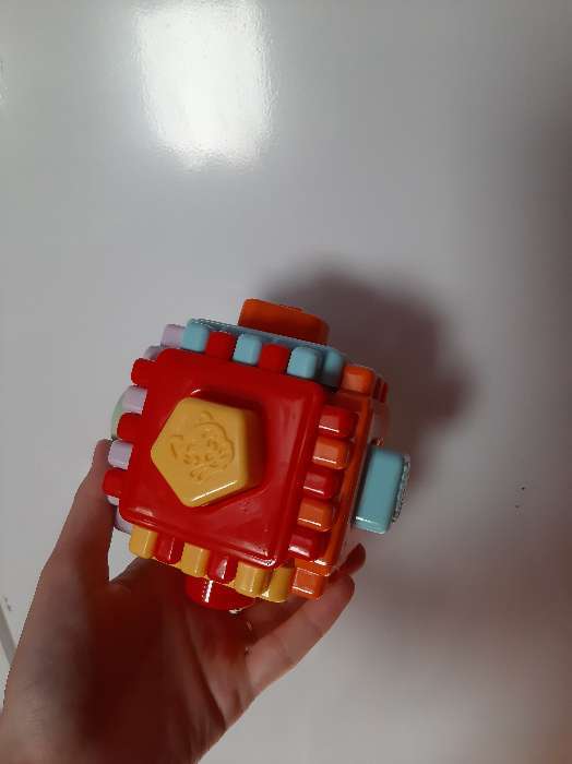 Фотография покупателя товара Развивающая игрушка Логический куб «Геометрик» 10,5х10,5х10,5см. - Фото 5