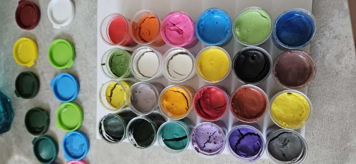 Фотография покупателя товара Гуашь 24 цвета × 17 мл Calligrata - Фото 13