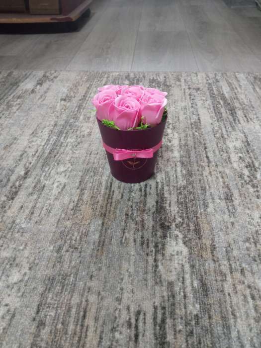 Фотография покупателя товара Мыльные розочки, розовые, набор 3 шт. - Фото 1