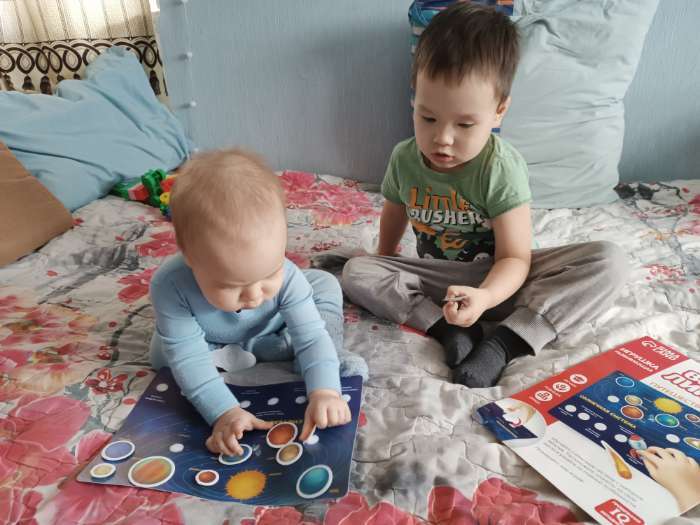 Фотография покупателя товара Игрушка развивающая «Веселые липучки. Путешествие в космос» МИНИ - Фото 1