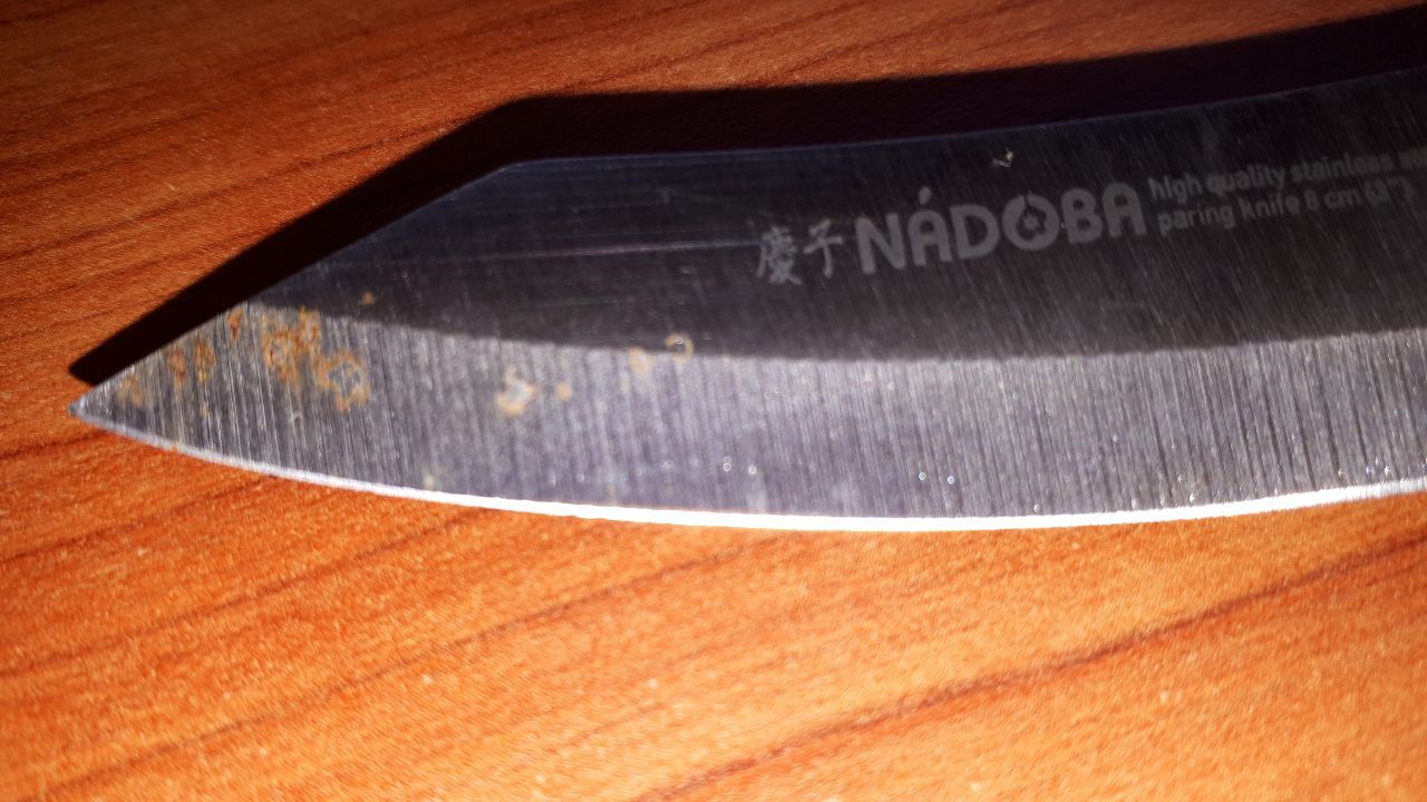 Фотография покупателя товара Нож кухонный NADOBA KEIKO для овощей, лезвие 8 см