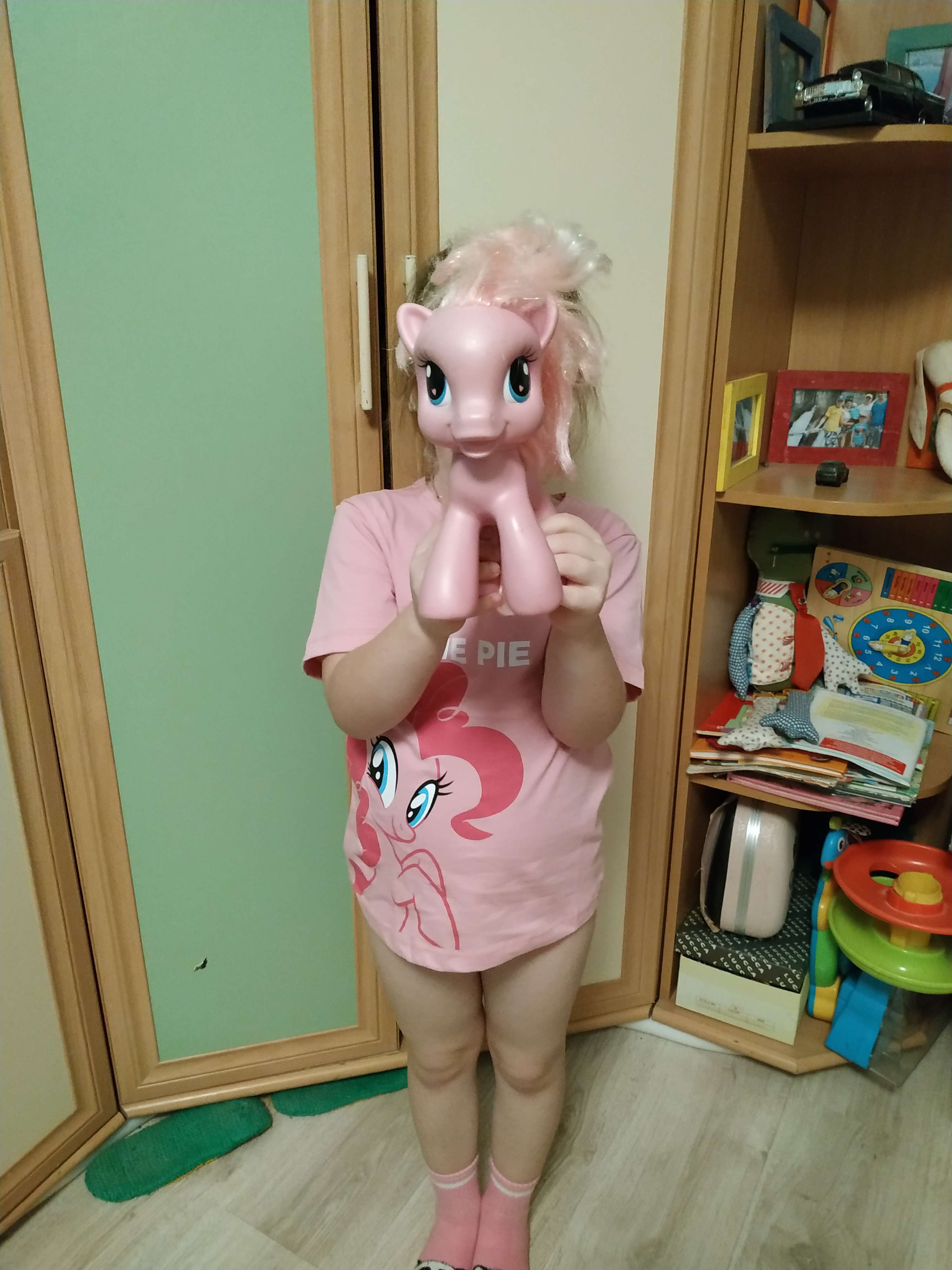 Фотография покупателя товара Футболка детская "Pinkie Pie", Мой маленький пони, рост 98-104, розовый - Фото 1