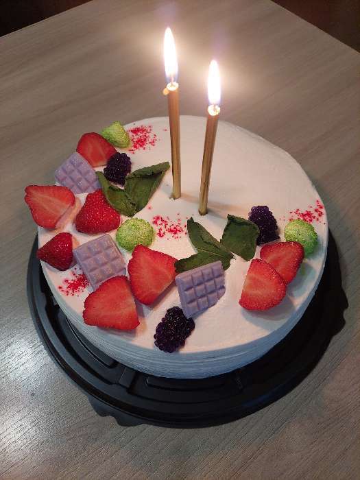Фотография покупателя товара Свечи в торт "Ройс", 6 шт, высокие, 12,5 см, рубиновый металлик - Фото 30