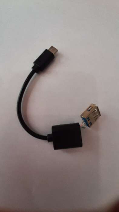Фотография покупателя товара OTG кабель Luazon, Type-C - USB, 1 А, 0.14 м, чёрный - Фото 3