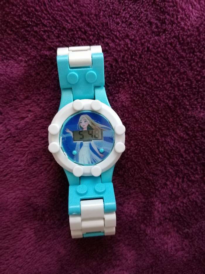 Фотография покупателя товара Часы наручные электронные "Эльза ", Холодное сердце - 2, с ремешком-конструктором