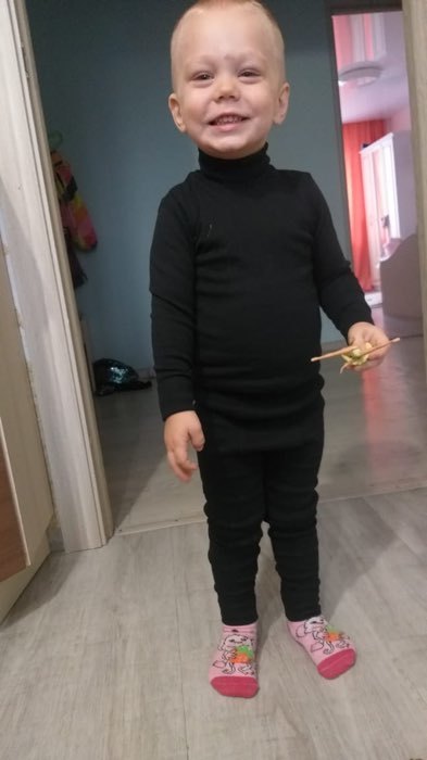 Фотография покупателя товара Термобельё для мальчика (водолазка,кальсоны), цвет чёрный, рост 98 см (28) - Фото 1