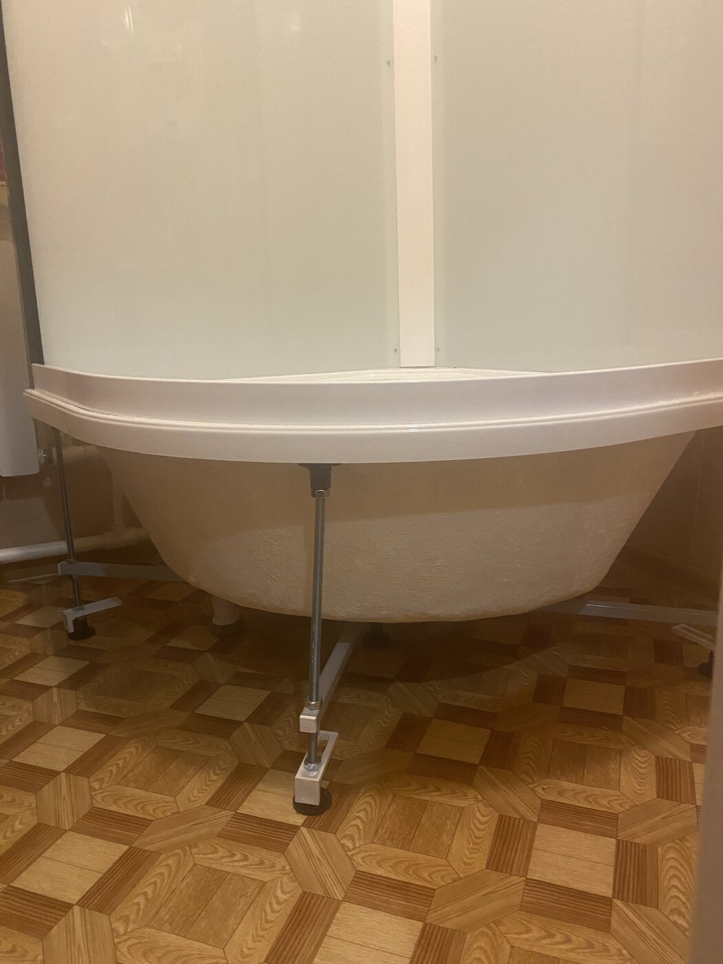 Фотография покупателя товара Душевая кабина Domani-Spa Simple 99, поддон 15 см, белые стенки, прозрачное стекло, 90×90 см - Фото 2