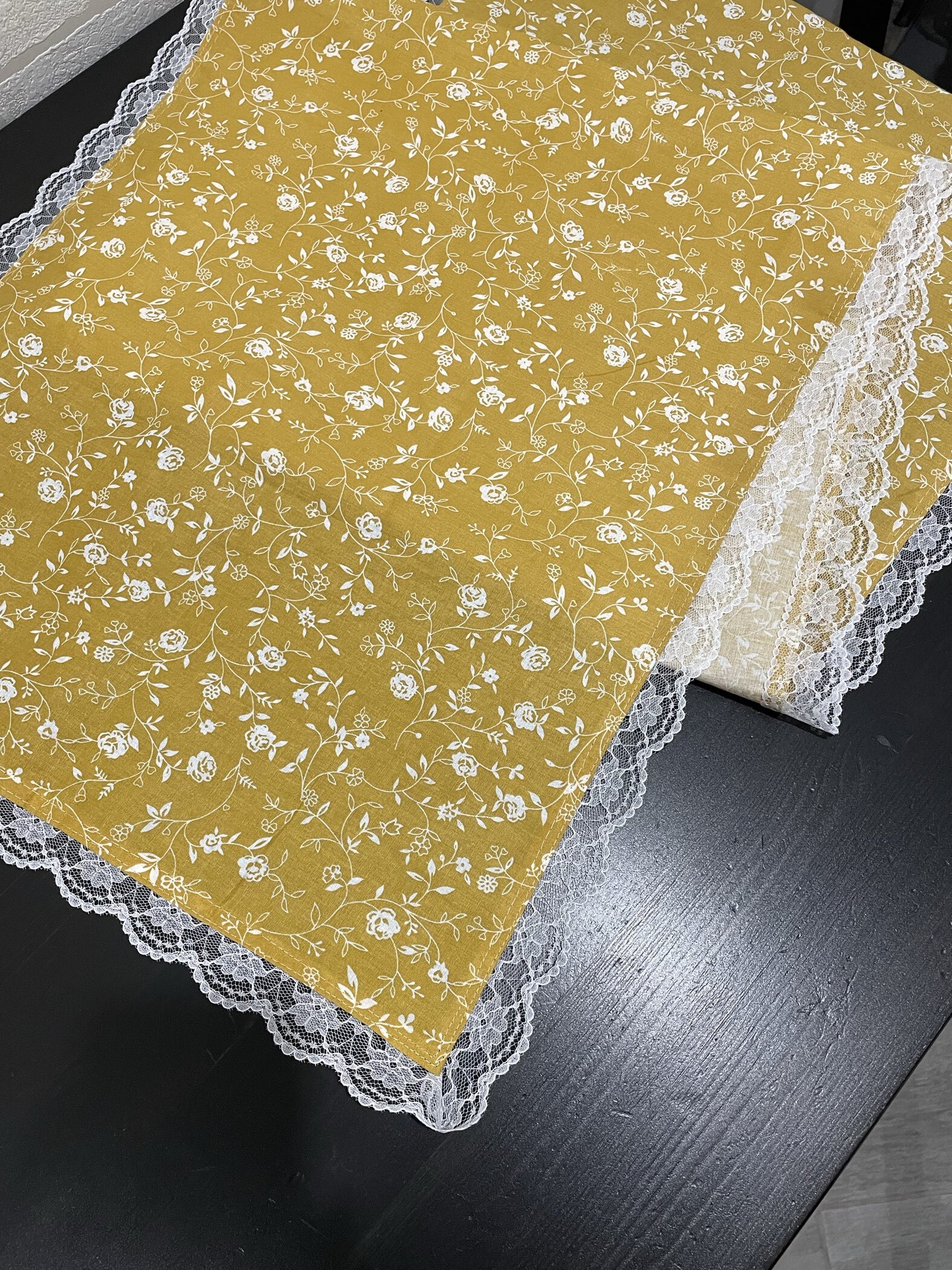 Фотография покупателя товара Кружево капроновое, 35 мм × 10 ± 1 м, цвет белый - Фото 1