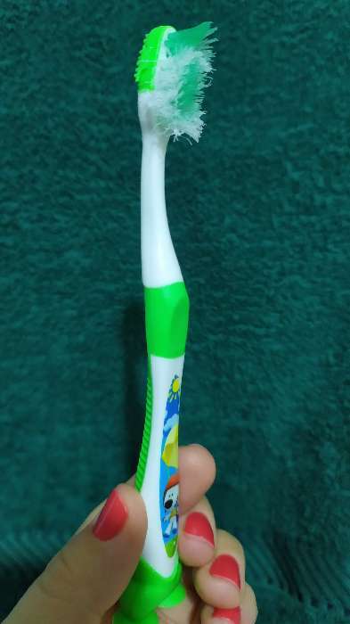 Фотография покупателя товара Зубная щётка детская Bambolina «МиМиМишки» мягкая, с подушечкой для чистки языка, 4-8 лет - Фото 13