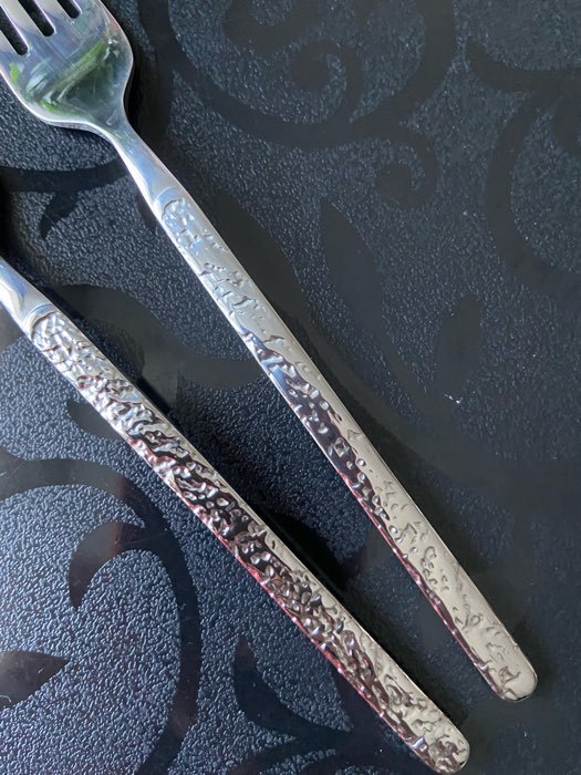 Фотография покупателя товара Вилка десертная из нержавеющей стали Magistro «Лин», длина 16 см, цвет серебряный - Фото 11