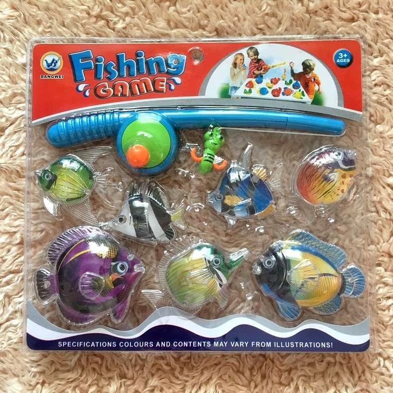 Фотография покупателя товара Рыбалка "Морская", удочка, 7 рыбок - Фото 2