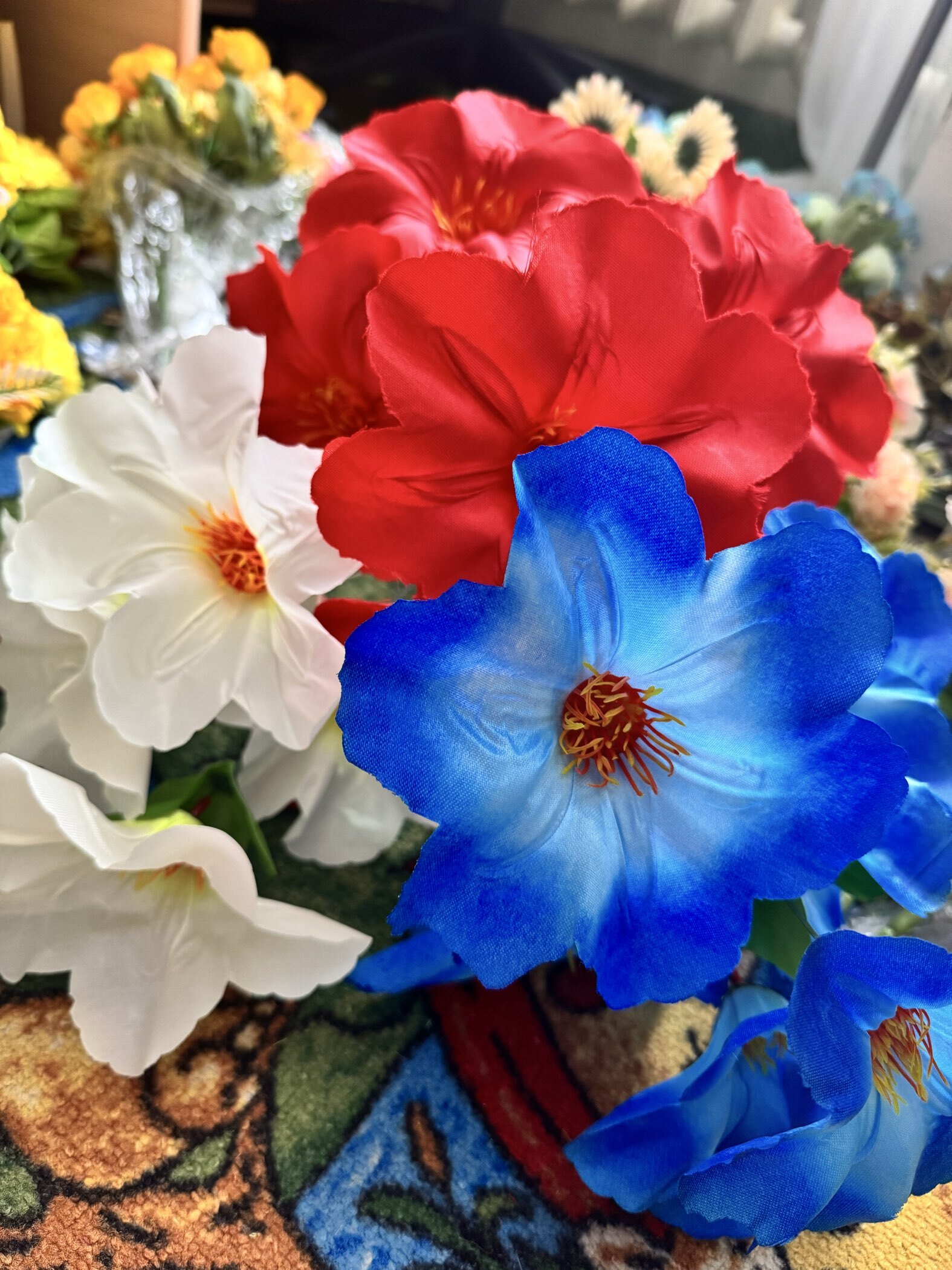 Фотография покупателя товара Букет искусственный «Адениум экстра галант», d=14 см, 30 см, МИКС - Фото 2