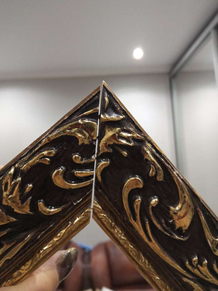 Фотография покупателя товара Рама для картин (зеркал) 60 х 80 х 4 см, дерево "Версаль", золотая - Фото 6