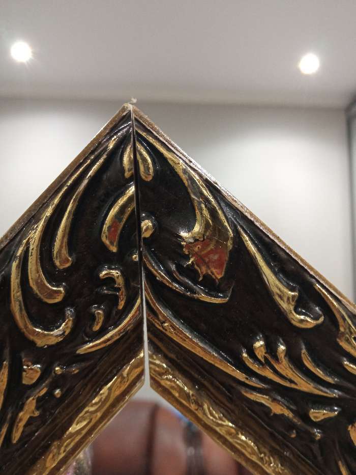 Фотография покупателя товара Рама для картин (зеркал) 60 х 80 х 4 см, дерево "Версаль", золотая