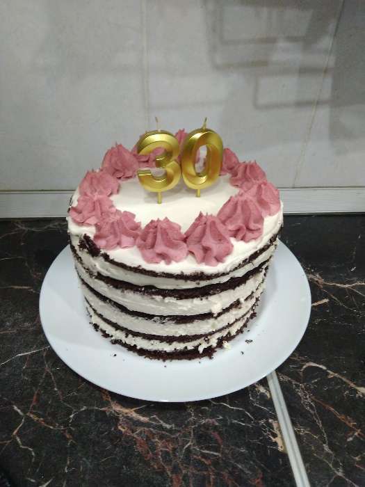 Фотография покупателя товара Свеча в торт на шпажке «‎Грань», цифра "2", 5 см, красная - Фото 52