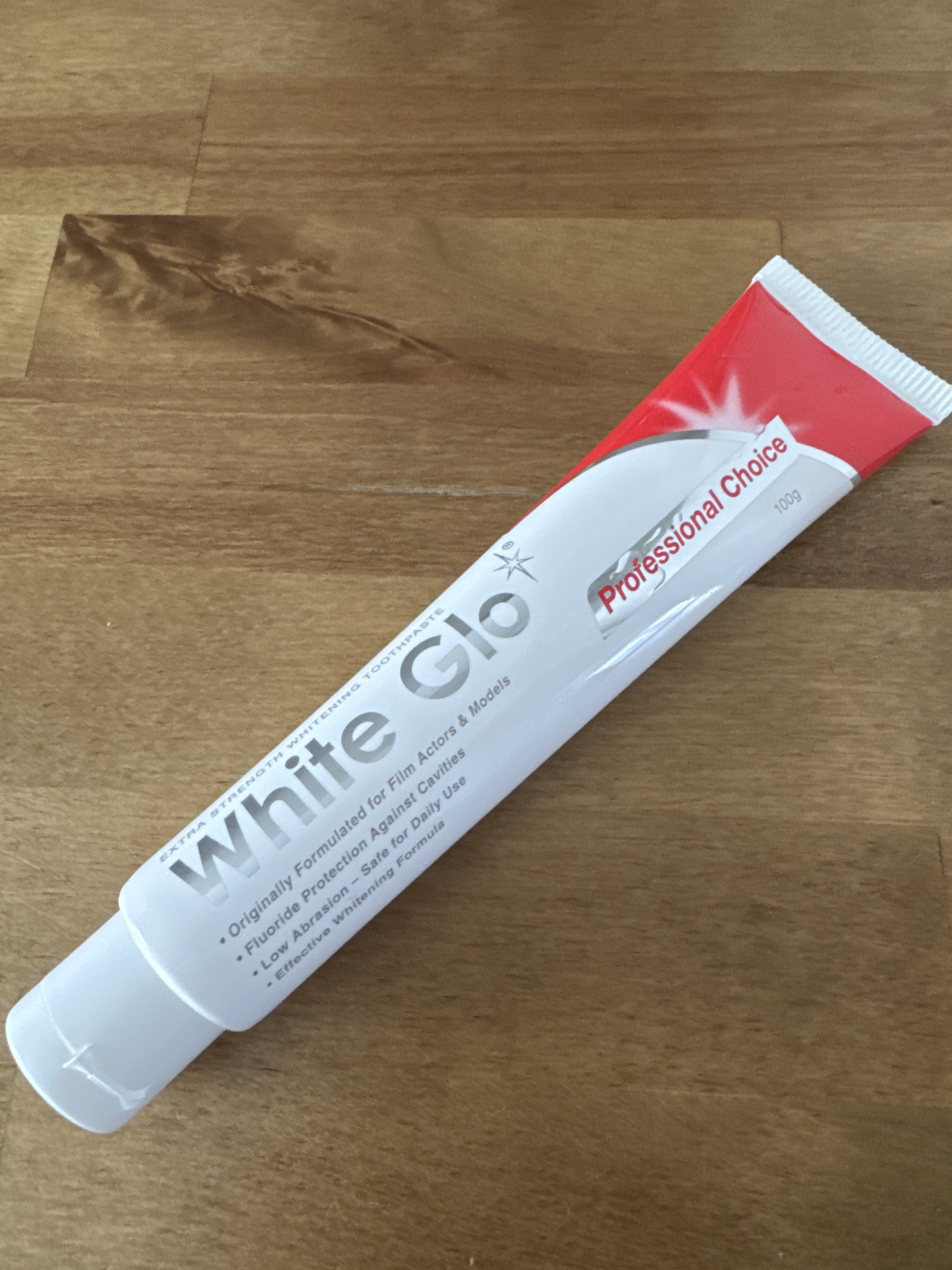 Фотография покупателя товара Отбеливающая зубная паста White Glo, «Профессиональный выбор», 100 г - Фото 1