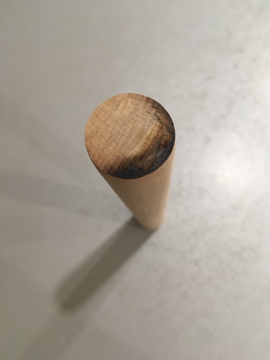 Фотография покупателя товара Скалка деревянная Доляна, 24 см, прямая - Фото 5