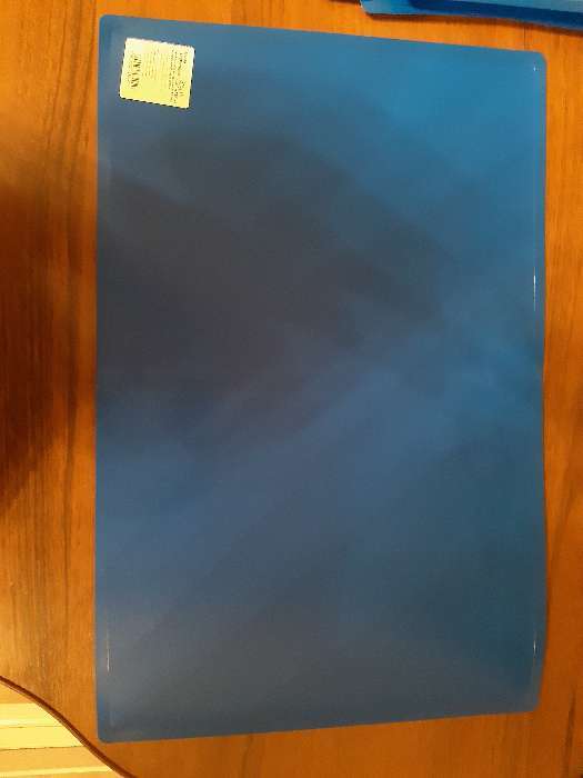 Фотография покупателя товара Папка с 10 вкладышами А4, 500 мкм, Calligrata, текстура "песок", синяя