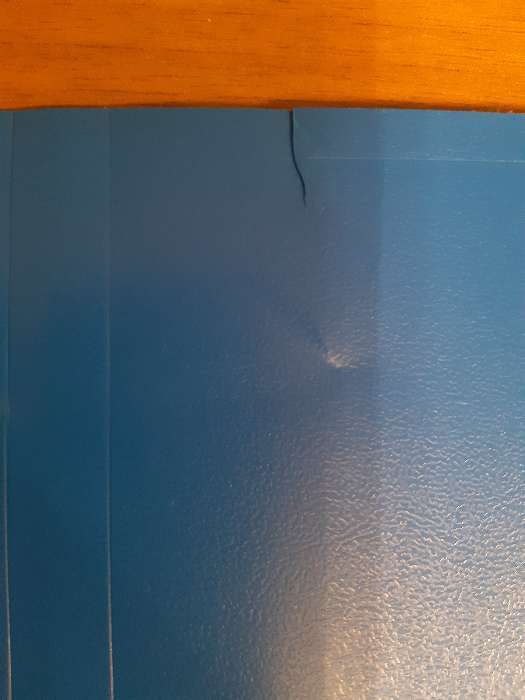 Фотография покупателя товара Папка с 10 вкладышами А4, 500 мкм, Calligrata, текстура "песок", синяя - Фото 3