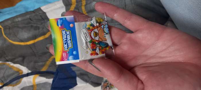 Фотография покупателя товара Растущие игрушки в пакете «Мини шарики», МИКС - Фото 4