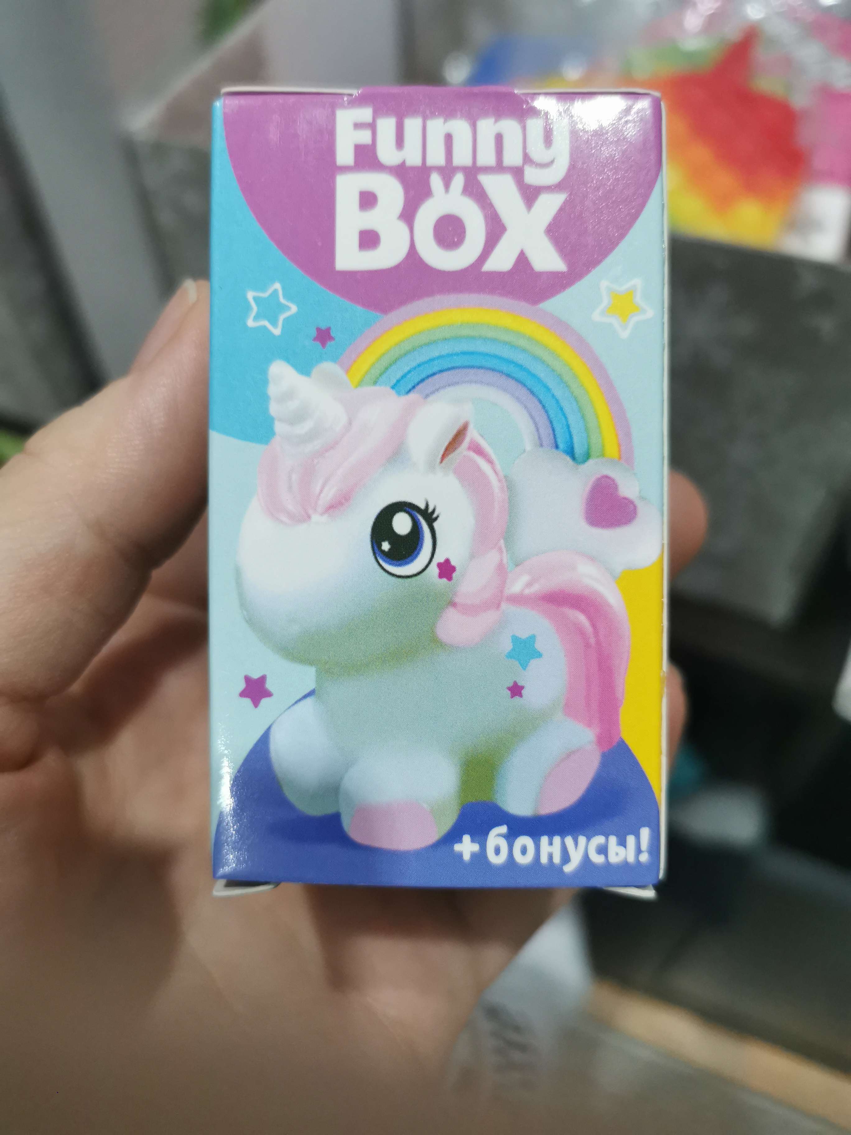 Фотография покупателя товара Набор для детей Funny Box «Пони», набор: радуга, инструкция, наклейки, МИКС - Фото 1
