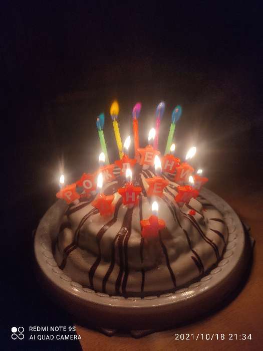Фотография покупателя товара Свеча в торт Дисней " С днем рождения ", Минни Маус - Фото 1