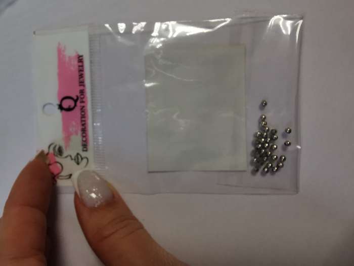 Фотография покупателя товара Кримп (зажимная бусина), 4 мм (набор 20 шт.), цвет серебро - Фото 1