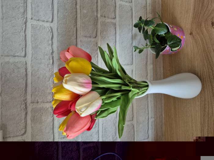 Фотография покупателя товара Ваза для цветов Magistro «Бланш», 7×18.5 см, фарфор, белая - Фото 1