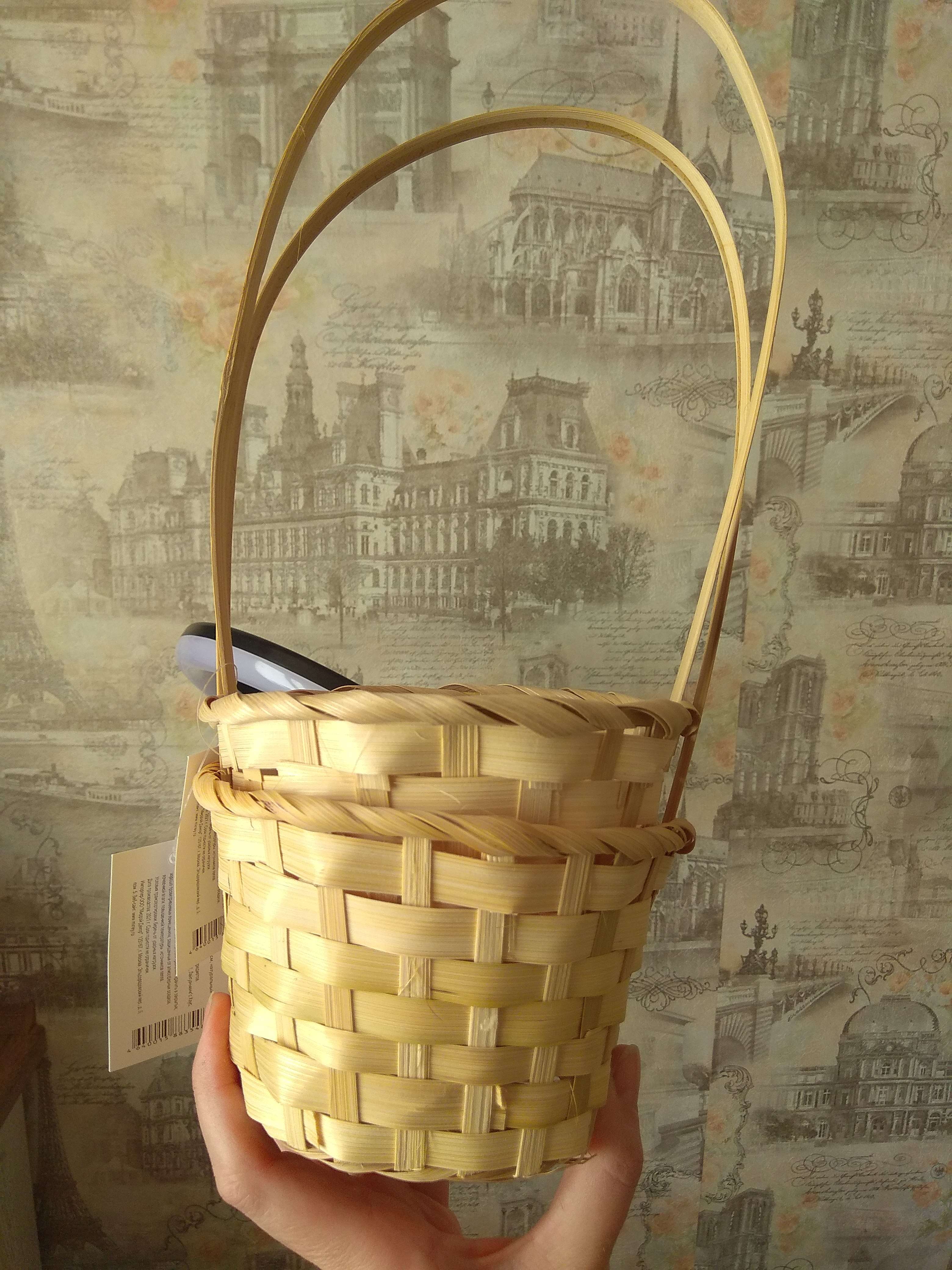 Фотография покупателя товара Корзина плетёная, бамбук, натуральный цвет, (цилиндр), средняя - Фото 64