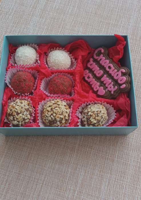 Фотография покупателя товара Подарочная коробка сборная «Люблю тебя», 16.5×12.5×5.2 см - Фото 1