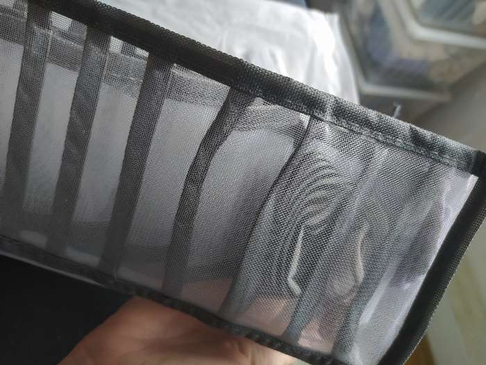 Фотография покупателя товара Органайзер для хранения белья «Пыльца», 6 ячеек, 32×32×12 см, цвет серый - Фото 5