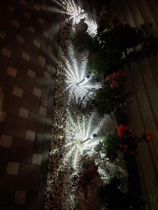 Фотография покупателя товара Садовый светильник на солнечной батарее «Трапеция», 4.5 × 30 × 4.5 см, 1 LED, свечение белое - Фото 26